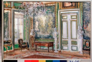 De tapijthal van het Kuskovo-paleis van graaf Sheremetyev door Alexander Sredin