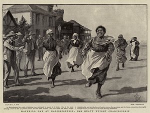 Mafeking-dag in Matjesfontein, het zwaargewicht kampioenschap