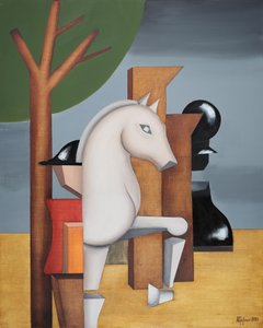 Strategische schaakpaard