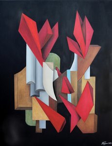 Levendige geometrische vormen