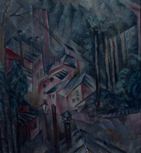De stad, 1919 door Alexander Vasilyevich Shevchenko