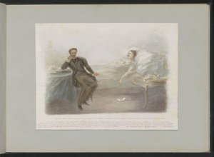 Gustave Doré op zijn sterfbed door Alexander Ver Huell