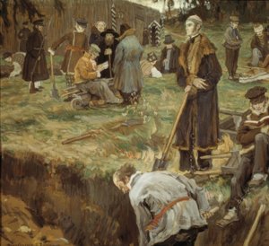 De Decembristen in Tsjita door Alexander Viktorowitsch Morawow