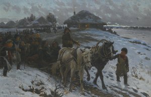 Vertrek voor de jacht, 1915