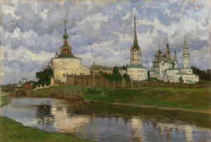 Solikamsk door Alexander Vladimirovich Makovsky