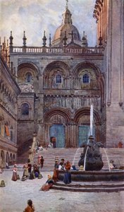 Kathedraal van Santiago de Compostela, Zuidelijke Deur door Alexander Wallace Rimington