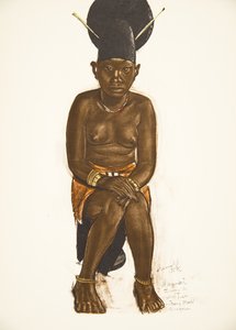 Napudre, vrouw van Tuba (Niangara) Haut Ouelle, uit Dessins et Peintures d
