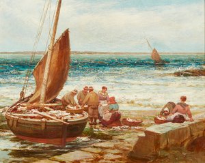 De vangst binnenhalen