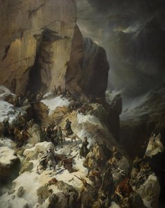 Suvorov steekt de Panix-pas over, 1860