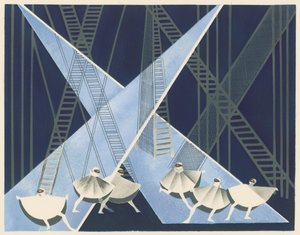 Scenisch ontwerp uit de portfolio Décors de Théâtre, 1930