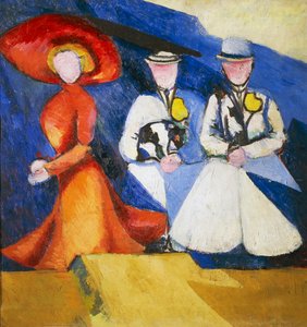 Drie vrouwelijke figuren