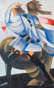 Beeldje van Mercutio door Alexandra Alexandrowna Exter