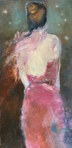 Dromerige roze nacht door Alexandra Higgins