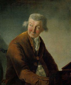 Portret van Carl Friedrich Abel 1723-1787