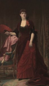 Portret van Arabella Worsham (later Arabella Huntington) door Alexandre Cabanel