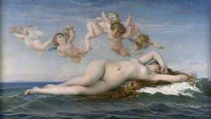 De Geboorte van Venus, 1863 door Alexandre Cabanel