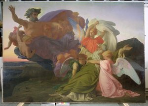 De Dood van Mozes, 1851 door Alexandre Cabanel