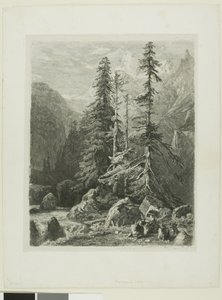 Alpenlandschap door Alexandre Calame