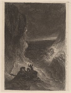 Schipbreuk door Alexandre Calame