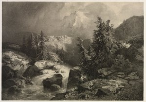 Storm in de Alpen