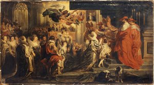 De Kroning van Maria de Medici, 13 mei door Alexandre Colin