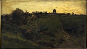 Uitzicht op Montmartre, noordwestzijde