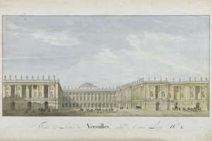 Gevelproject voor het Paleis van Versailles aan de ingangszijde, 1811-1813