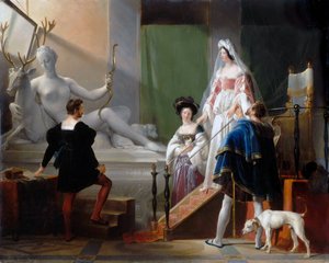 Diane de Poitiers bezoekt Jean Goujon