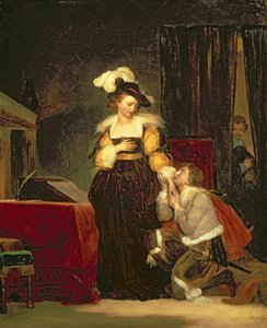 Mary Queen of Scots (1542-87) met Rizzio, ca. 1830