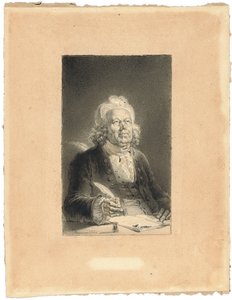 Portret van Philippe Néricault Destouches door Alexandre Evariste Fragonard