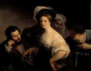De jonge courtisane, 1821