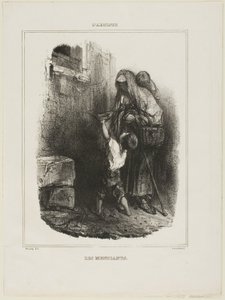 Bedelaars door Alexandre Gabriel Decamps