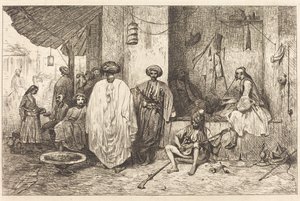 De Wacht door Alexandre Gabriel Decamps
