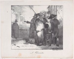 De Thermometer, 1823 door Alexandre Gabriel Decamps
