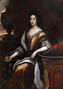 Portret van koningin Marie Casimire