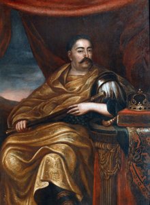 Portret van Jan III Sobieski (1629-1696), koning van Polen en groothertog van Litouwen door Alexandre Jan Tricius