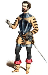 Auber - Haydée - Hermann Léon, rol van Malipieri - litho door Alexandre Lacauchie, 1847 door Alexandre Lacauchie