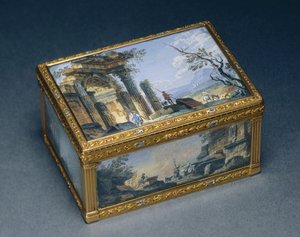 Rechthoekige doos, ca. 1840-50