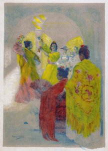 Flamenco dansen, Sevilla, Spanje door Alexandre Lunois