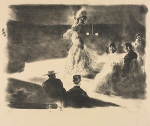 Spaanse danseres door Alexandre Lunois