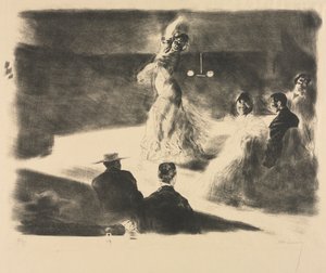 Spaanse danseres door Alexandre Lunois