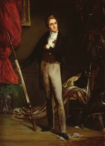 Portret van een jonge revolutionair tijdens de Franse Revolutie van 1830