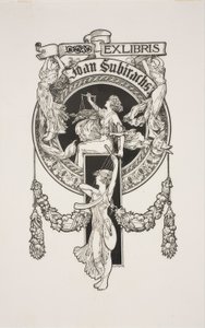 Boekplaat van Joan Subirachs