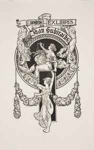 Boekplaat van Joan Subirachs