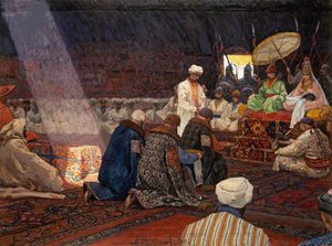 Bij de Gouden Horde, 1907 door Alexei Fedotovich Maximov