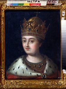 Portret van regentes Sophia Alekseyevna door Alexei Petrovich Antropov