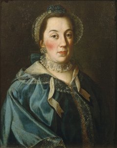 Portret van gravin Yelizaveta Franzevna Buturliina, 1763 door Alexei Petrovich Antropov
