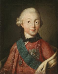 Portret van groothertog Pavel Petrovich 1754-1801, 1765 door Alexei Petrovich Antropov