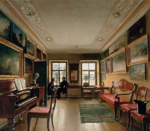 Interieur van een herenhuis, 1830s