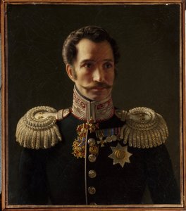 Portret van Leonty Vasilievich Dubelt, chef van de staf van het korps gendarmes